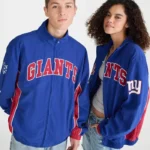 New York Giants Full-Zip Royal Blue Track Jacket