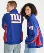 New York Giants Full-Zip Royal Blue Track Jacket