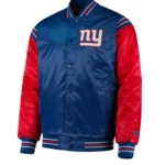 New York Giants Satin Red and Blue Jacket