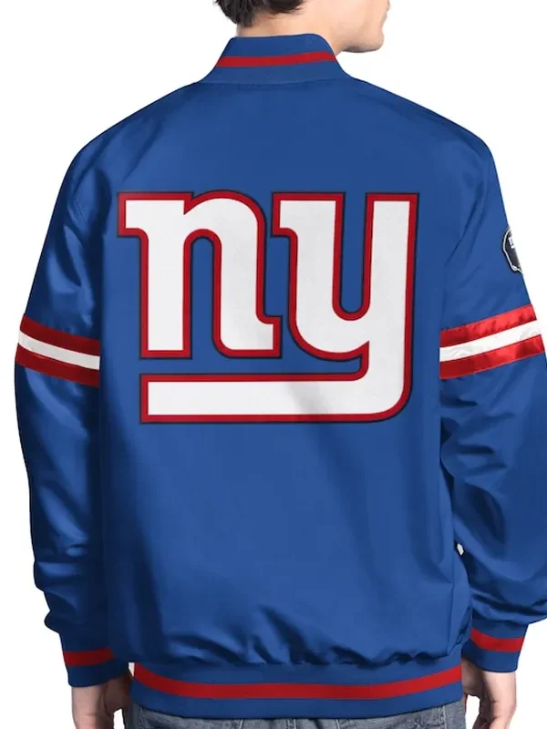 New York Giants Scout Varsity Satin Jacket