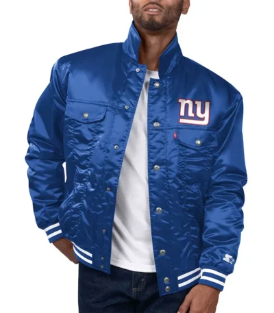 New York Giants Silver Tab Trucker Jacket