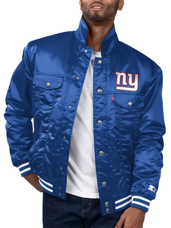 New York Giants Silver Tab Trucker Jacket