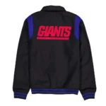 New York Giants Sport Night Teddy Varsity Jacket