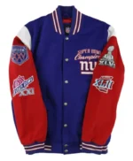 New York Giants Super Bowl Varsity Jacket