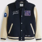 New York Giants Varsity Bomber Jacket