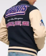 New York Giants Varsity Bomber Jacket