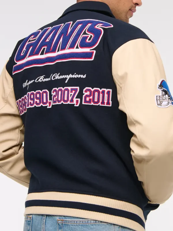 New York Giants Varsity Bomber Jacket