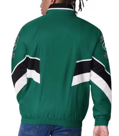New York Jets Captain Green Varsity Satin Jacket