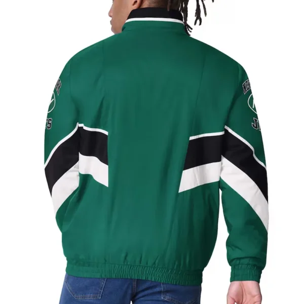New York Jets Captain Green Varsity Satin Jacket