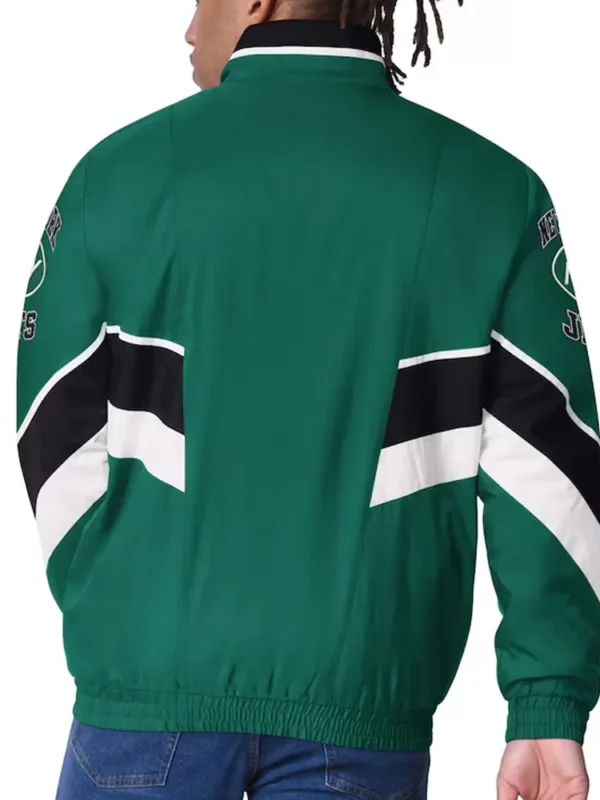 New York Jets Captain Green Varsity Satin Jacket