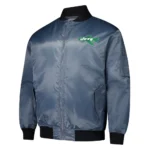 New York Jets Charcoal Bomber Full-Zip Jacket
