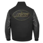 New York Jets Full-Zip Black Varsity Jacket