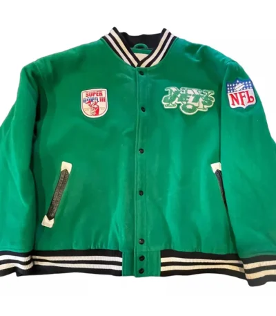 New York Jets Green Throwbacks Varsity Jacket