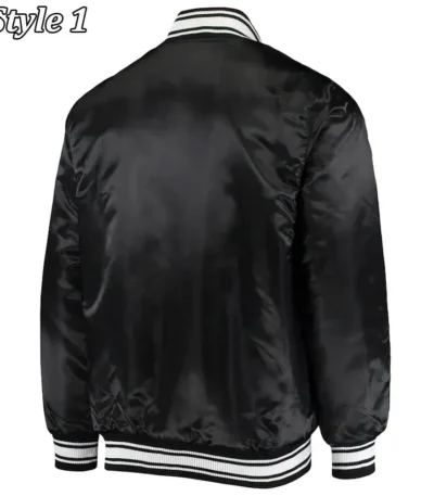 New York Jets Locker Room Black Satin Jacket