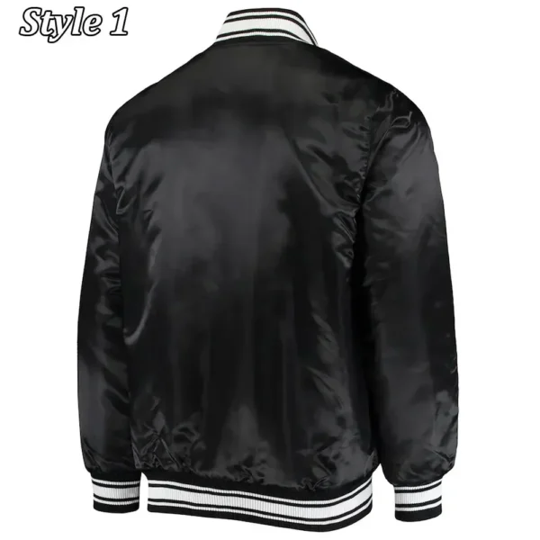 New York Jets Locker Room Black Satin Jacket