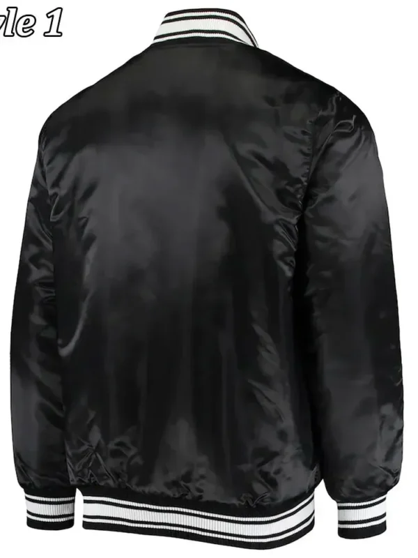 New York Jets Locker Room Black Satin Jacket