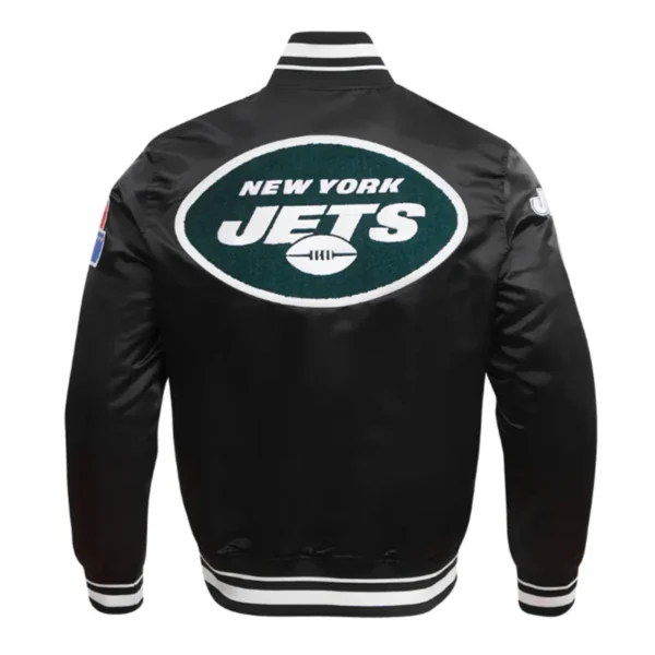 New York Jets Mashup Classic Rib Satin Jacket