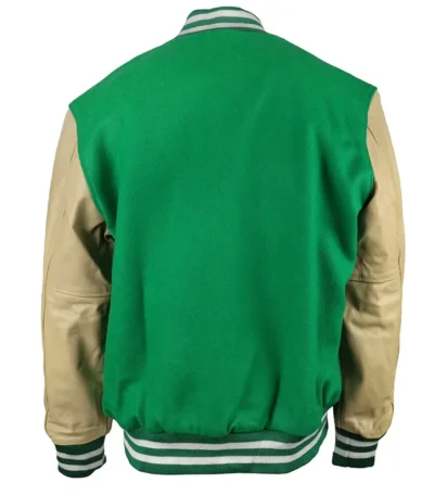 New York Jets Varsity Green and Beige Jacket