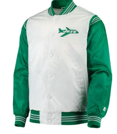 New York Jets Varsity Starter White and Green Jacket