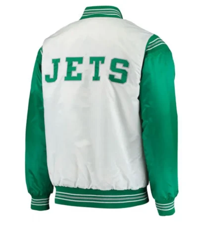 New York Jets Varsity Starter White and Green Jacket