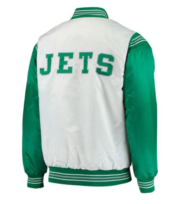 New York Jets Varsity Starter White and Green Jacket