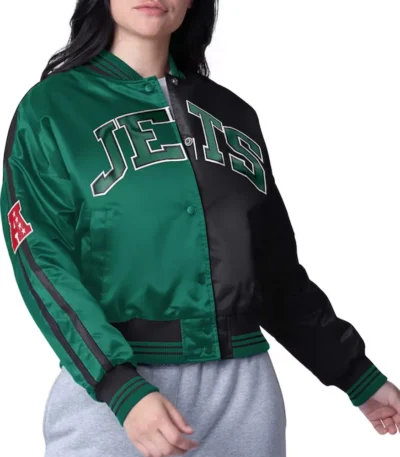 New York Jets Zone Blitz Green-Black Jacket