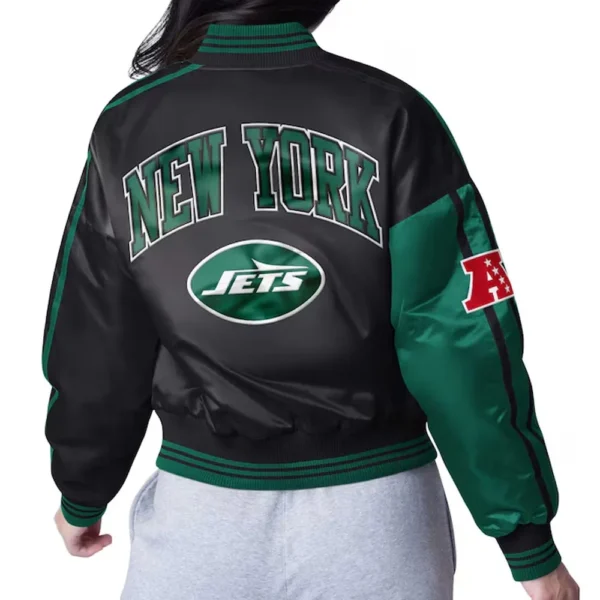 New York Jets Zone Blitz Green-Black Jacket