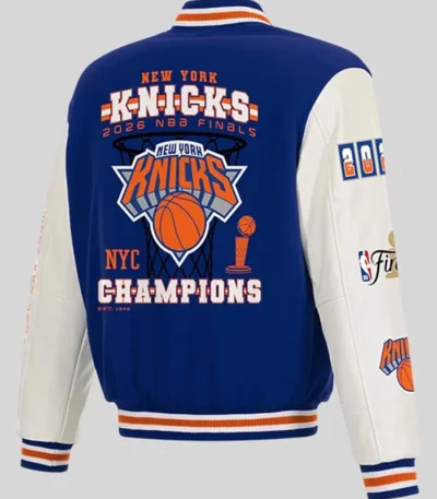 2026 NY Knicks Finals Varsity Jacket