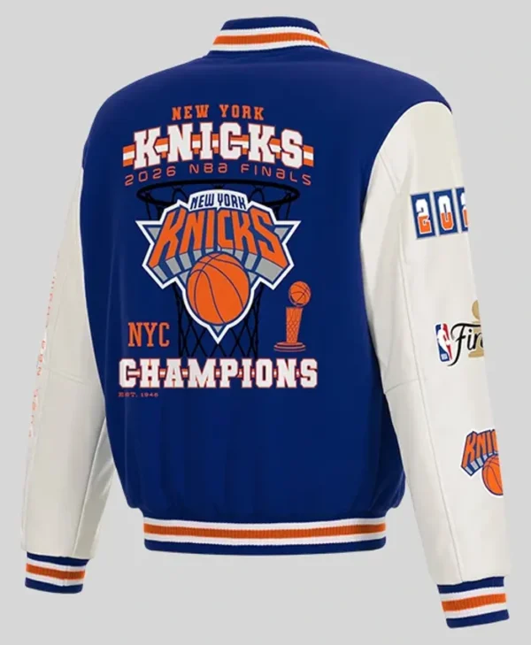 2026 NY Knicks Finals Varsity Jacket