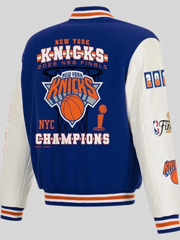 2026 NY Knicks Finals Varsity Jacket