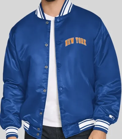 New York Knicks Basketball Logo Starter Jacket