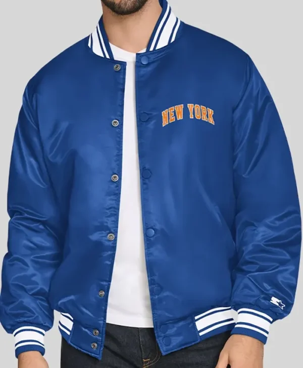 New York Knicks Basketball Logo Starter Jacket