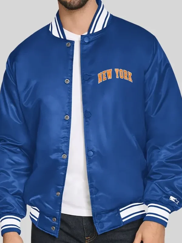 New York Knicks Basketball Logo Starter Jacket