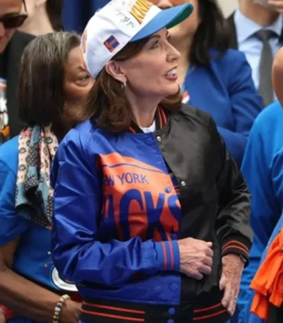 New York Knicks Parade 2026 Kathy Hochul Jacket