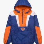 New York Knicks Pullover Half-zip Jacket