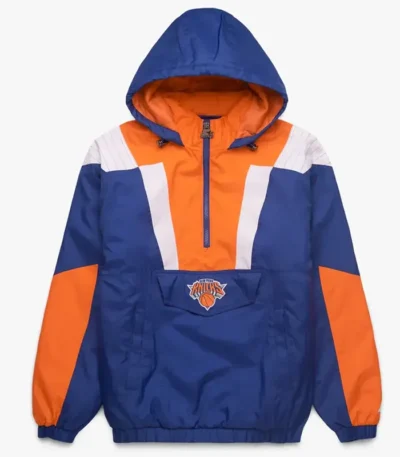 New York Knicks Pullover Half-zip Jacket