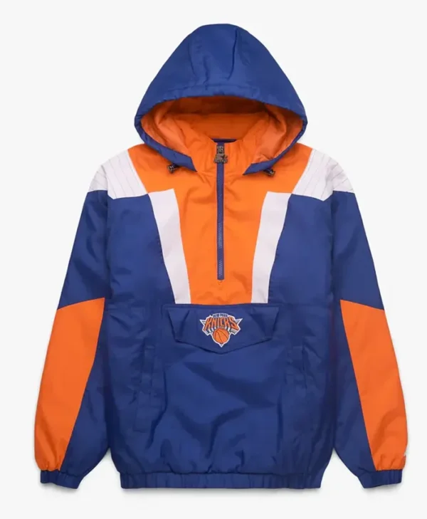New York Knicks Pullover Half-zip Jacket