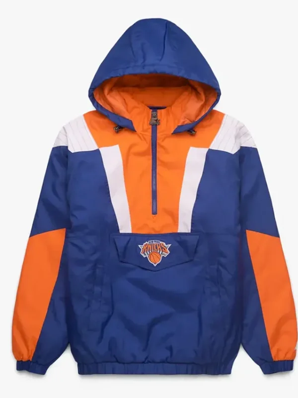 New York Knicks Pullover Half-zip Jacket
