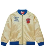 New York Knicks Team Og 2.0 Gold Satin Jacket