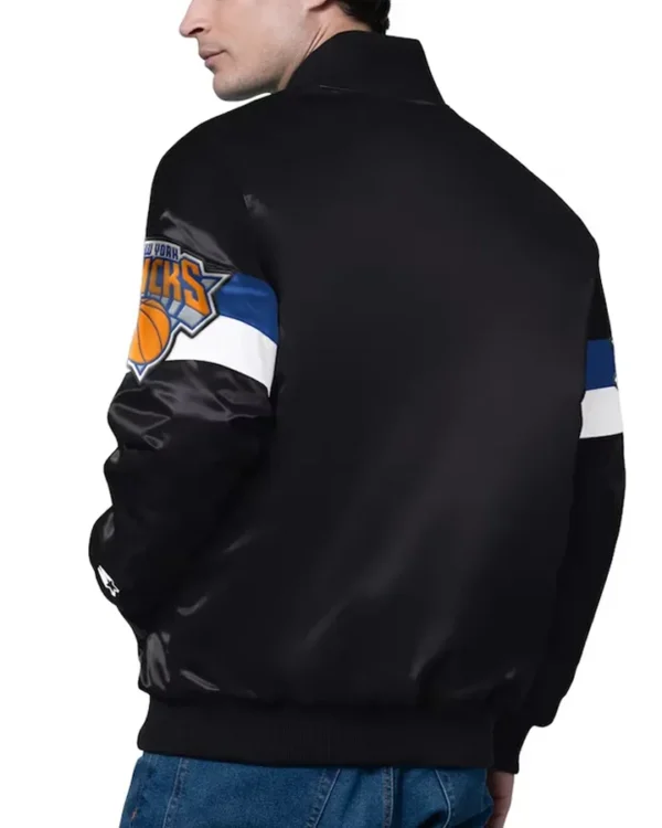New York Knicks Triple Option Varsity Jacket