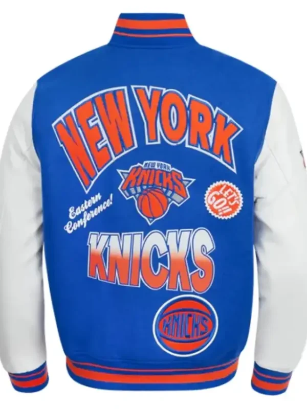 New York Knicks Turn It Up Wool Varsity Jacket