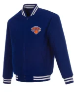 New York Knicks Varsity Wool Royal Blue Jacket