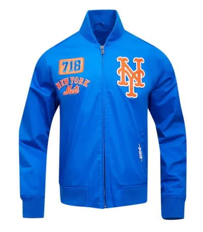 New York Mets Area Code Royal Jacket