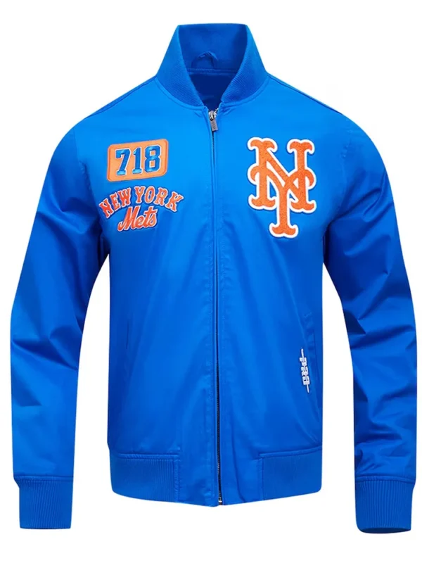 New York Mets Area Code Royal Jacket