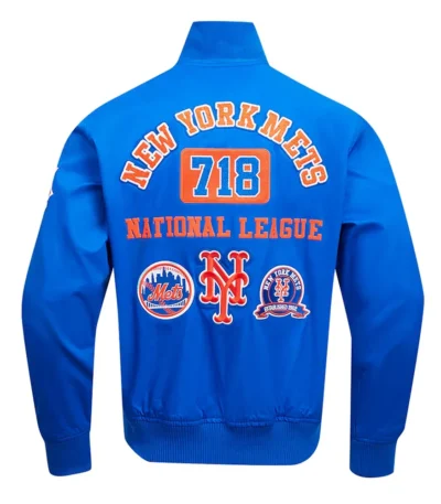 New York Mets Area Code Royal Jacket