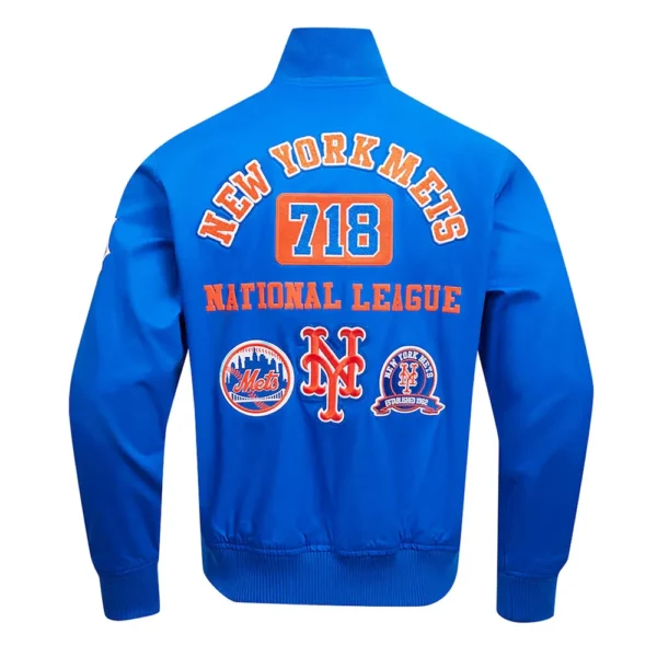 New York Mets Area Code Royal Jacket