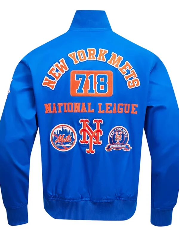 New York Mets Area Code Royal Jacket