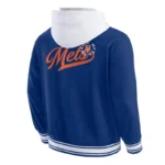 NY Mets Royal Cotton Hooded Jacket