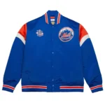 New York Mets Heavyweight Royal Satin Jacket