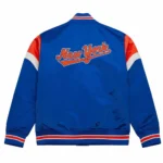 New York Mets Heavyweight Royal Satin Jacket